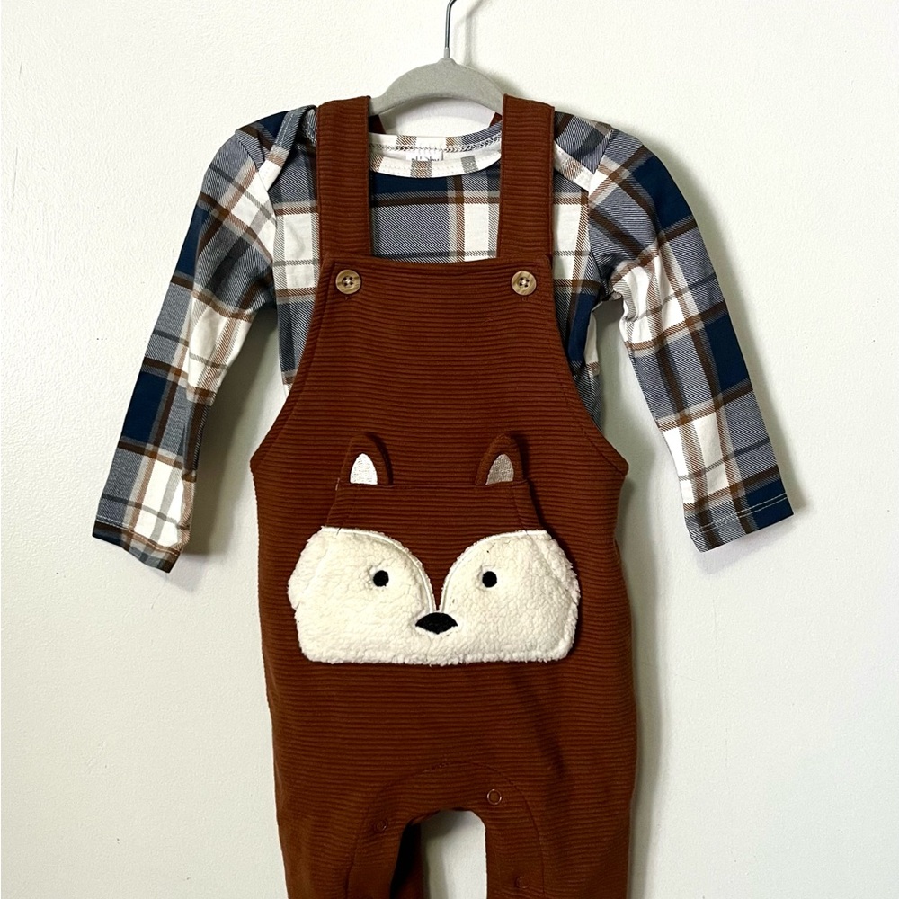 NWOT Brown Fox Kids Matching Set